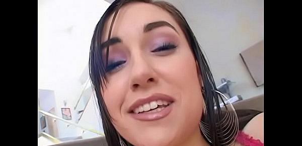  Young slut with small perky tits Sasha Grey gets her pussy pounded